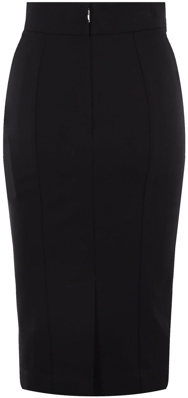 Dolce & Gabbana Pencil Midi Skirt Zwart