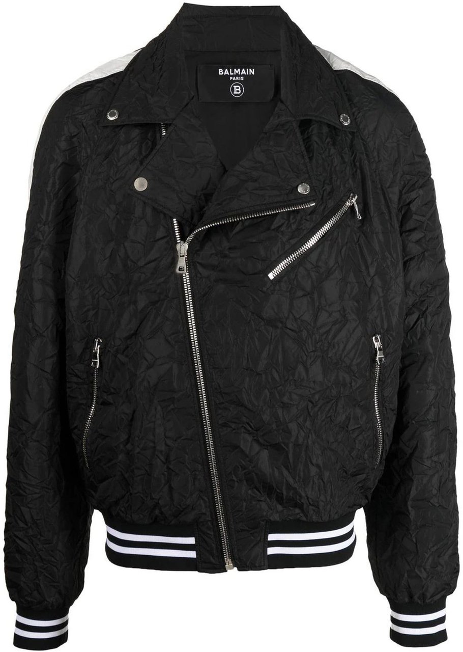 Balmain Balmain Casual Bomber Jacket Zwart