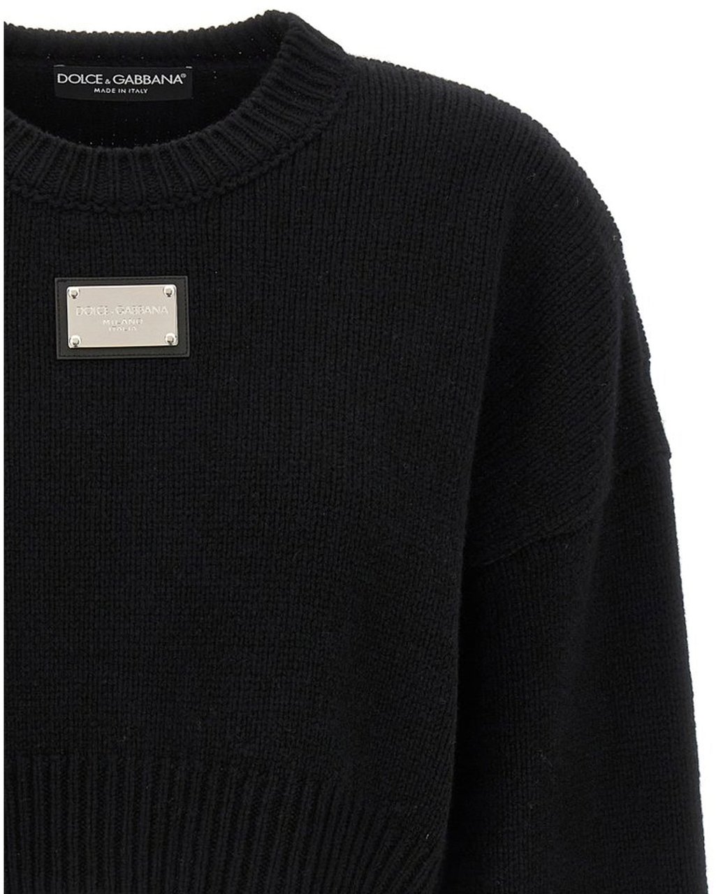 Dolce & Gabbana Dolce & Gabbana Cropped Pullover Zwart