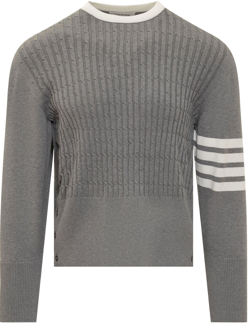 Thom Browne Thom Browne Grey cotton sweatshirt Grijs