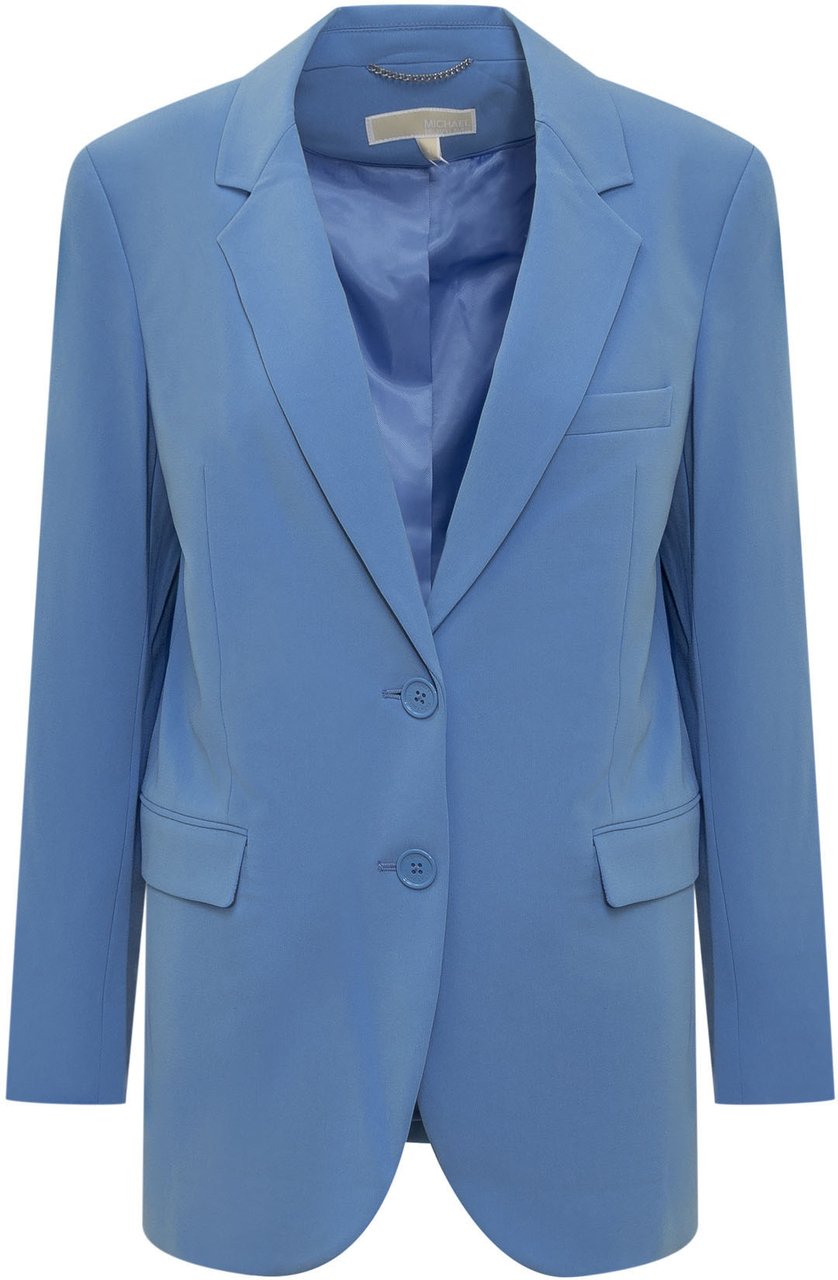 Michael Kors Michael Kors Cerulean triacetate blend blazer Lichtblauw