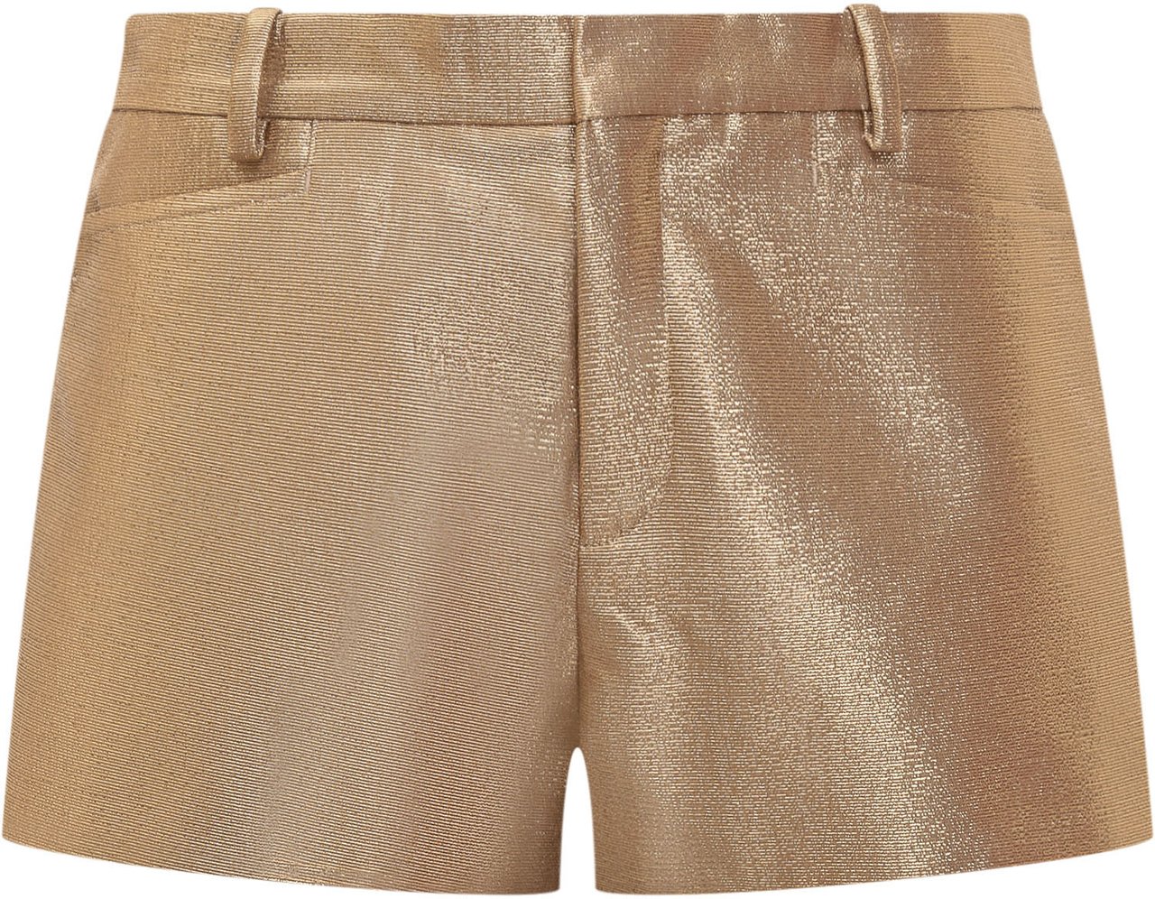 Tom Ford Tom Ford Gold wool blend shorts Goud