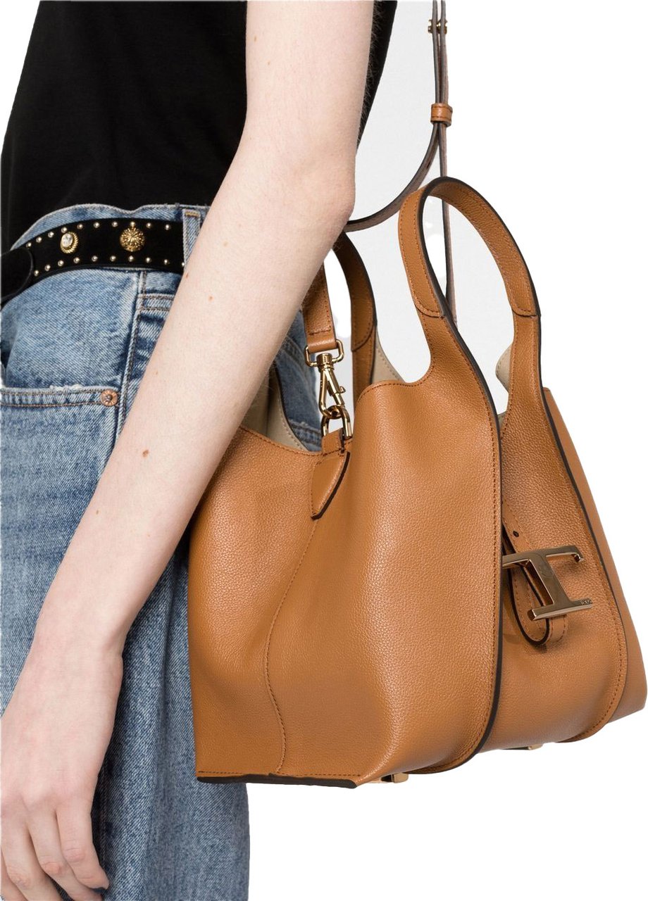Tod's Bags Leather Brown Bruin