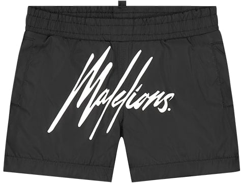 Malelions Malelions Baby Signature Swim Shorts Zwart