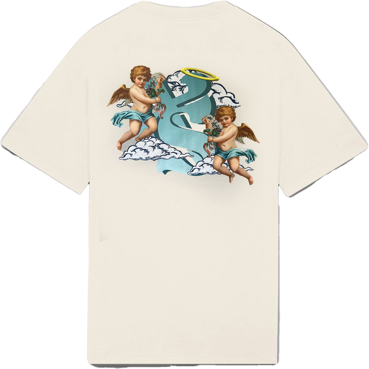 XPLCT Studios Angel tee Wit Wit