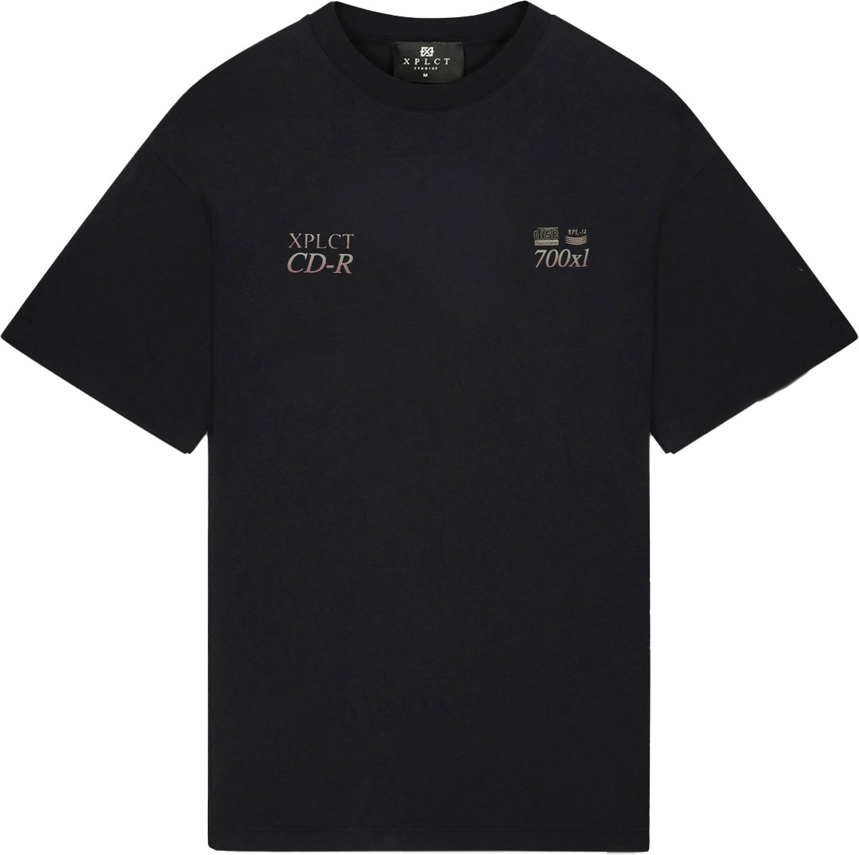 XPLCT Studios Cd-r Tee Zwart Zwart