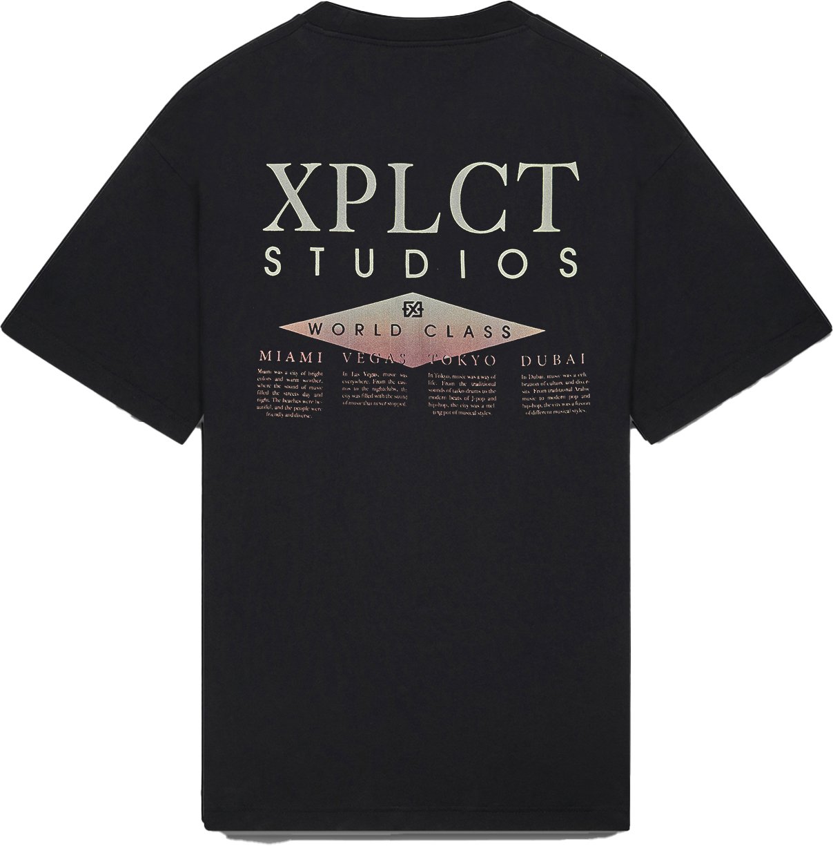 XPLCT Studios Cd-r Tee Zwart Zwart