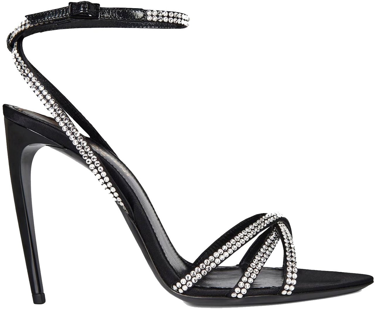 Saint Laurent Sandal Black Zwart