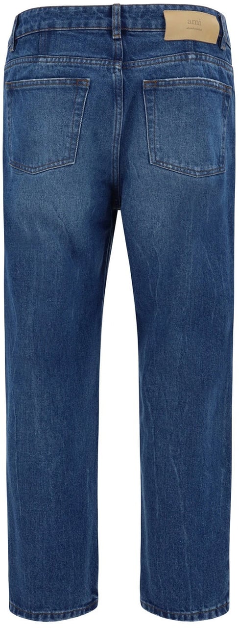 AMI Paris Trousers Blue Blauw