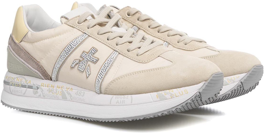 Premiata Dames Conny Sneaker Beige Beige
