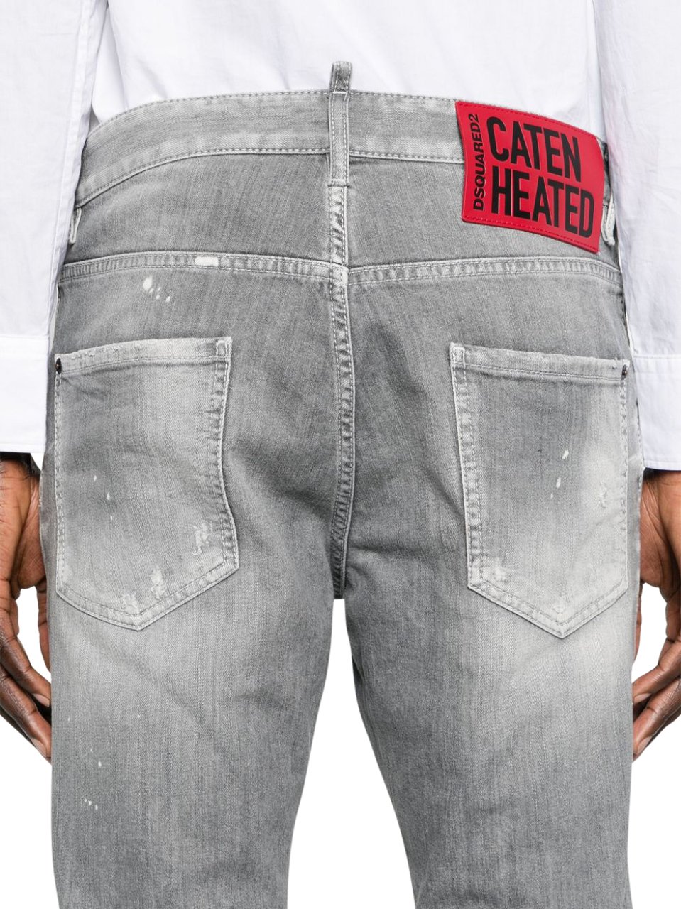 Dsquared2 Heren Pants 5 Pockets Grijs Grijs