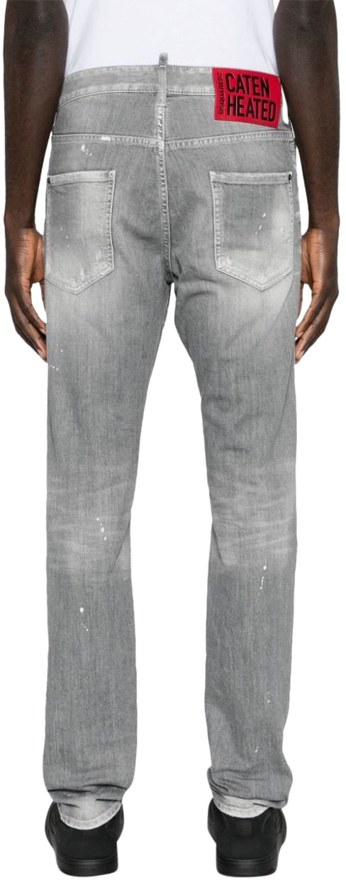 Dsquared2 Heren Pants 5 Pockets Grijs Grijs