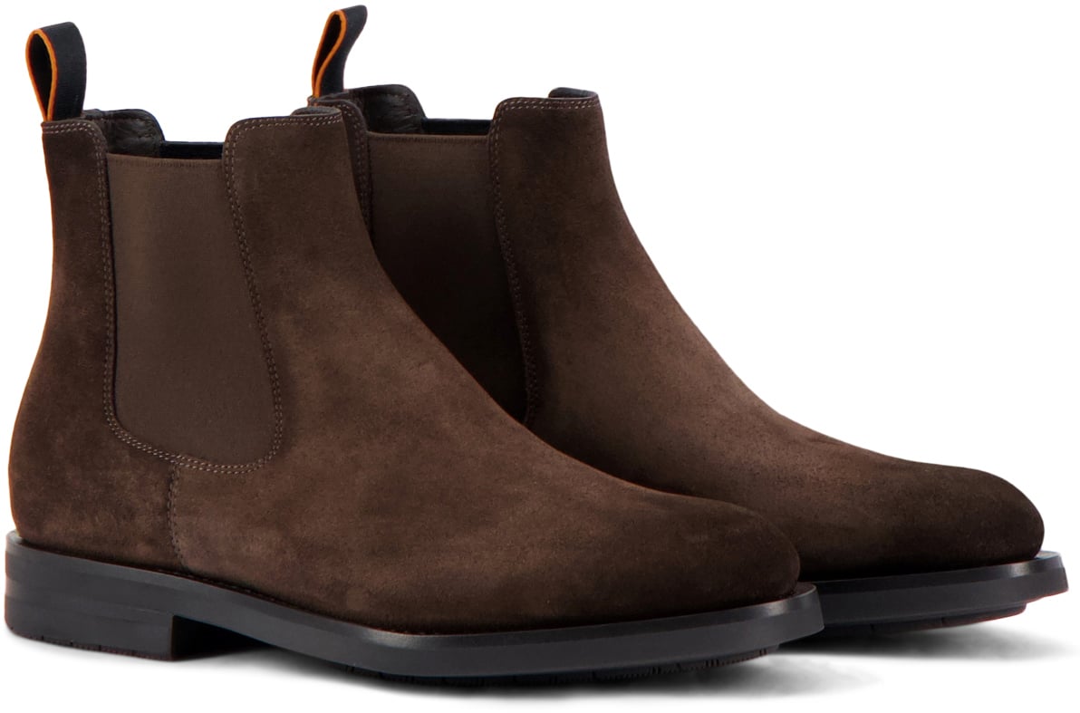 Santoni Instapschoen Bruin Bruin
