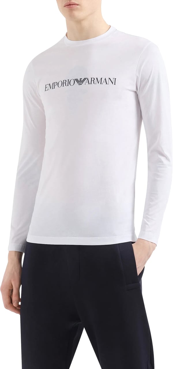 Emporio Armani T-Shirts And Polos White Wit