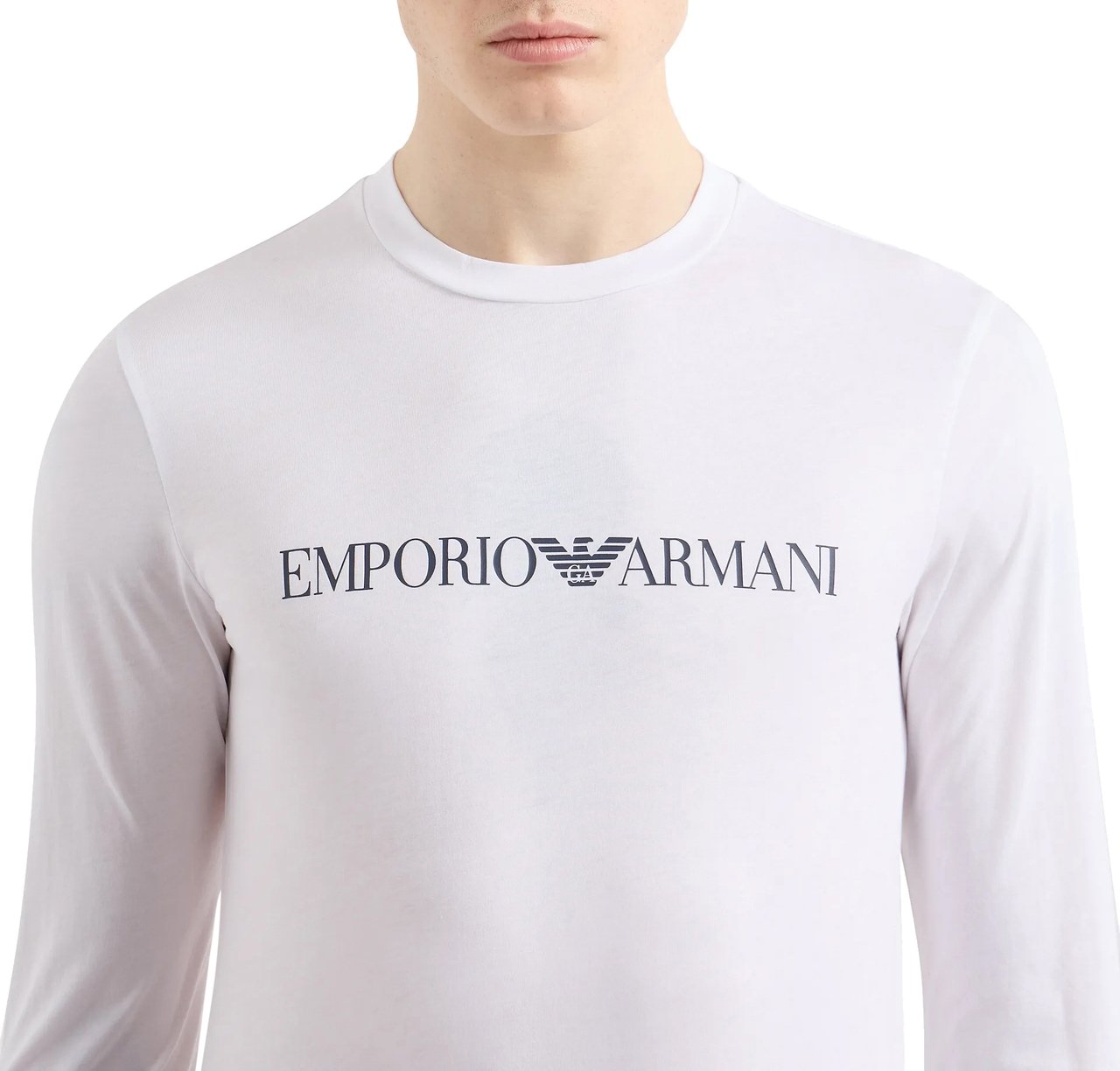 Emporio Armani T-Shirts And Polos White Wit