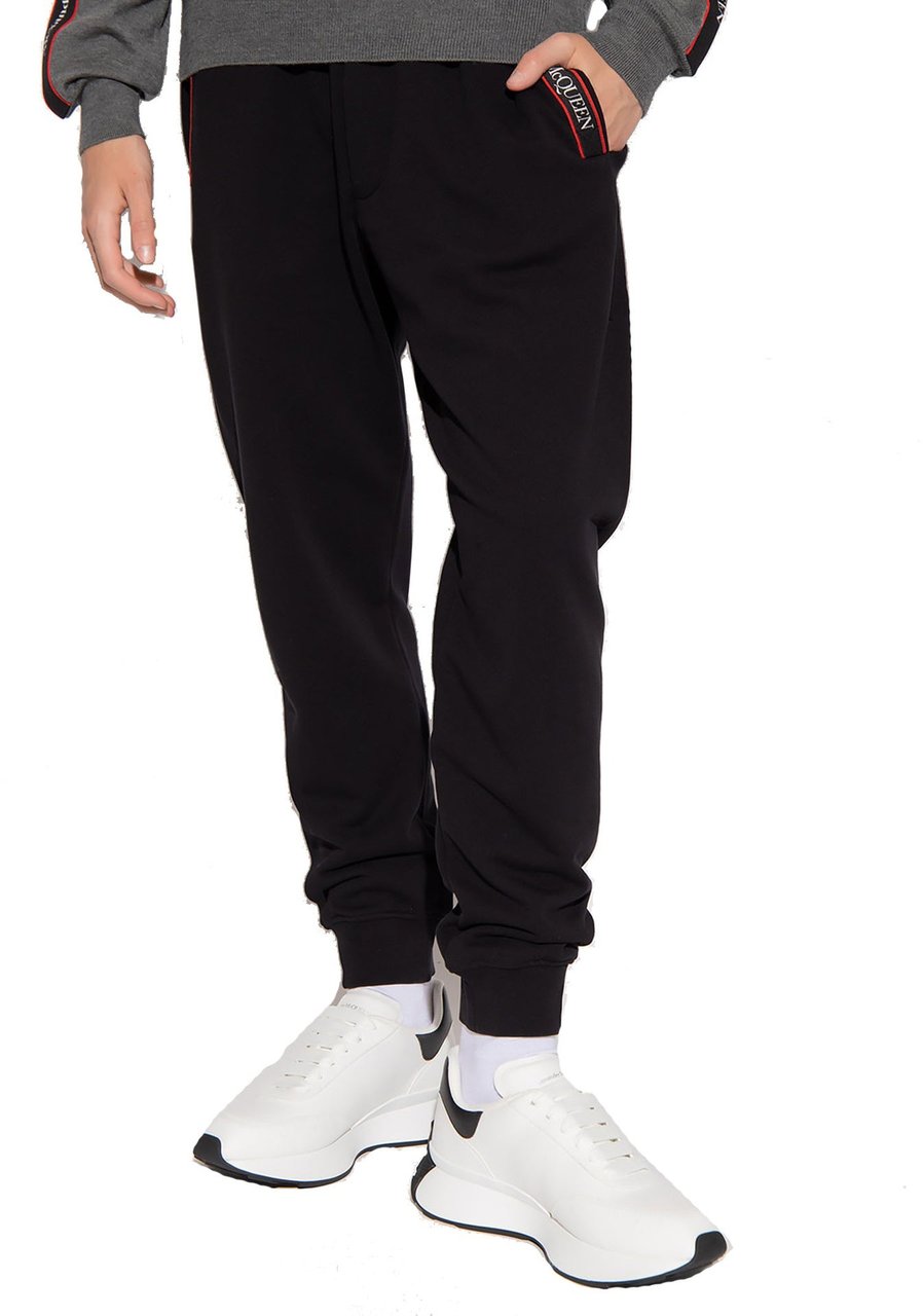 Alexander McQueen Alexander McQueen Cotton Sweatpants Zwart