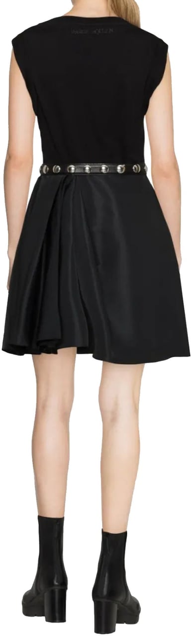 Alexander McQueen Alexander McQueen Gathered Mini Dress Zwart