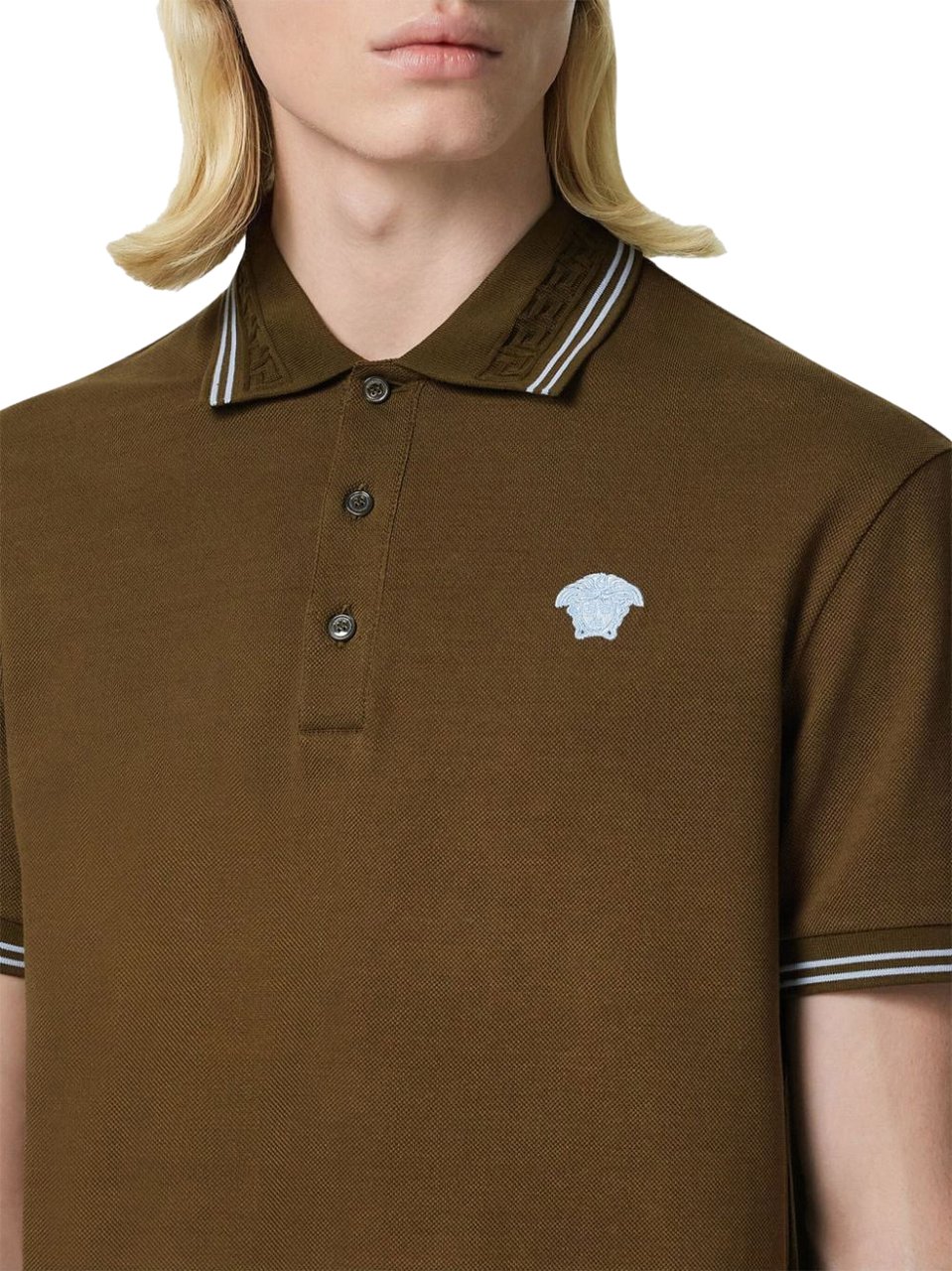 Versace Polo Piquet Groen