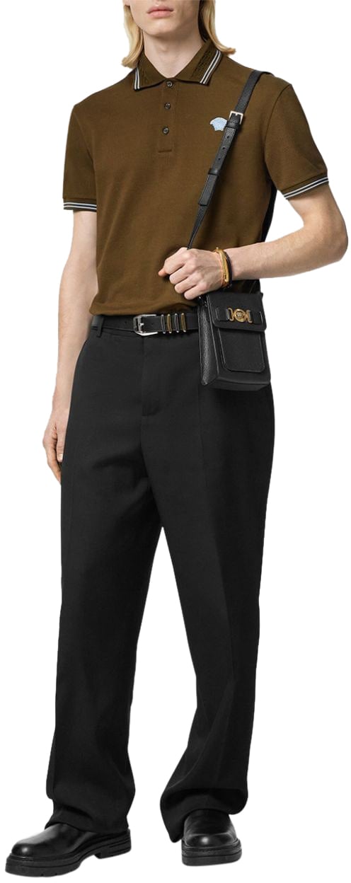 Versace Polo Piquet Groen