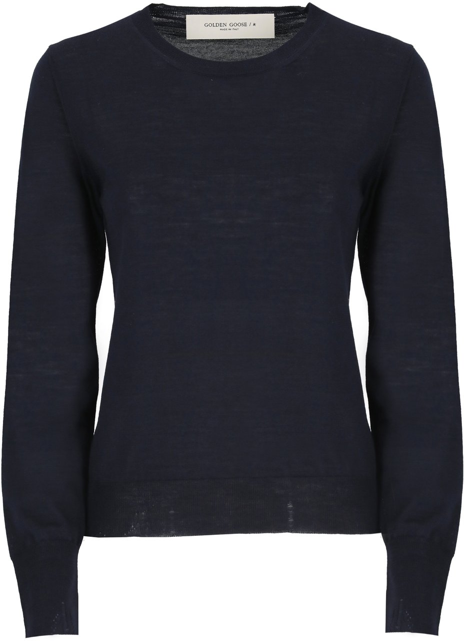 Golden Goose Sweaters Blue Blauw