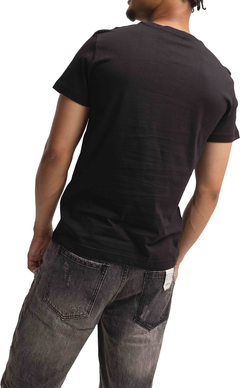 Versace Jeans Couture Versace Jeans Couture T-shirt Instit Thick Black Zwart