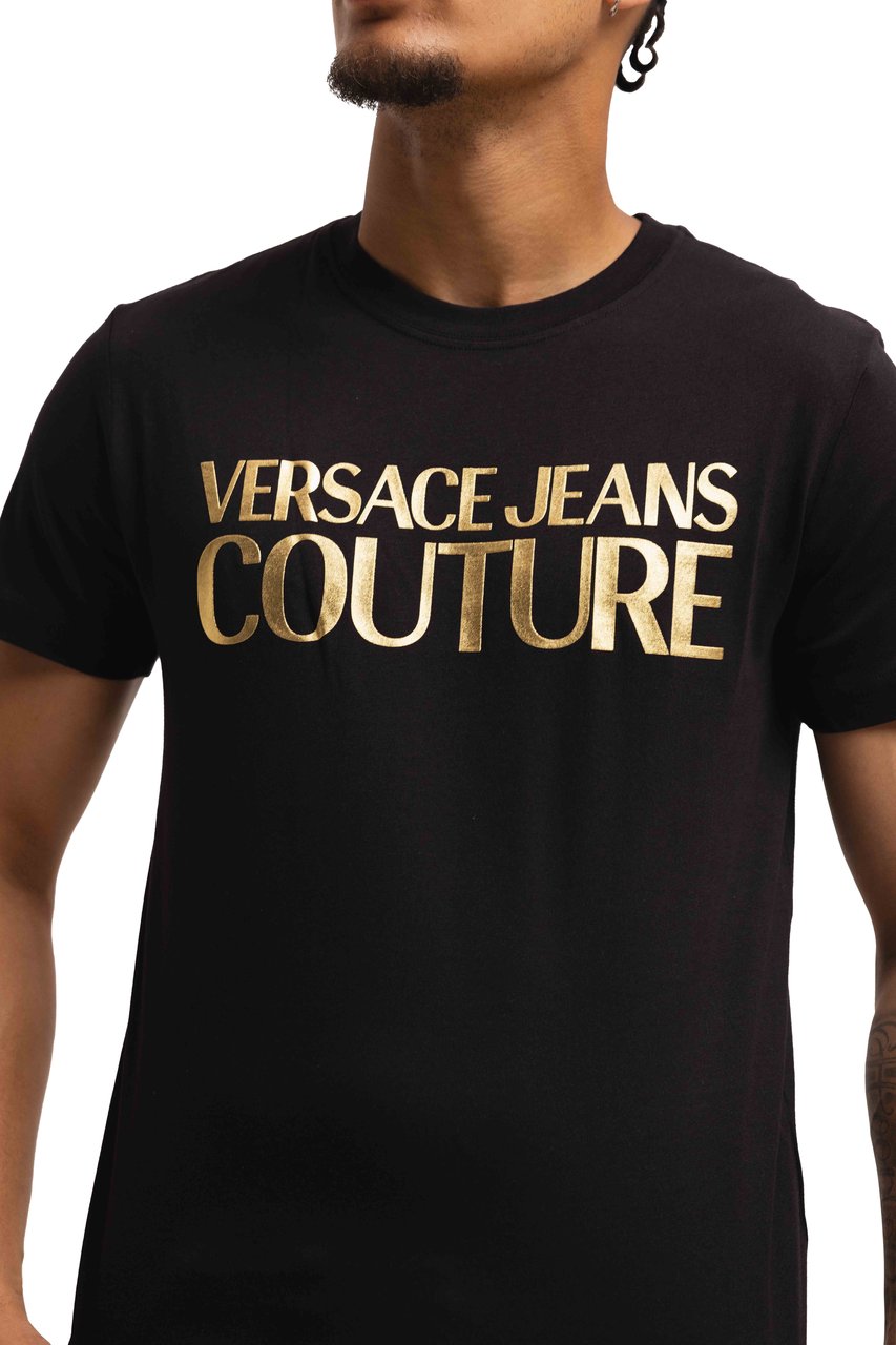 Versace Jeans Couture Versace Jeans Couture T-shirt Instit Thick Black Zwart