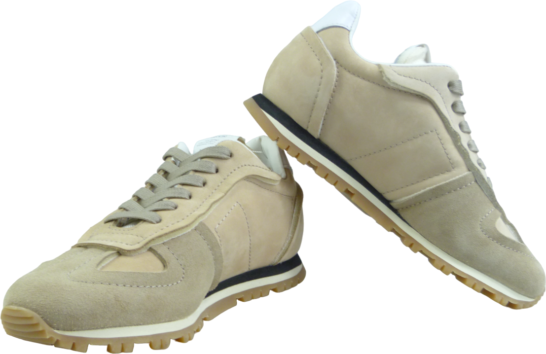 Maison Margiela Sneakers retro Runner donna Beige