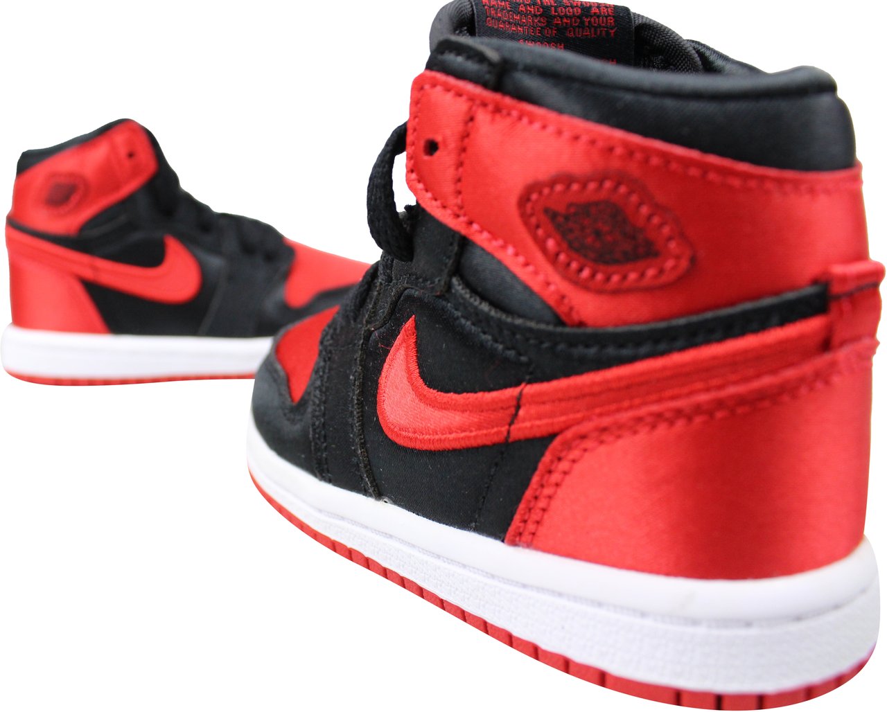 Nike Air Jordan 1 'Satin Bred' (TD) Rood