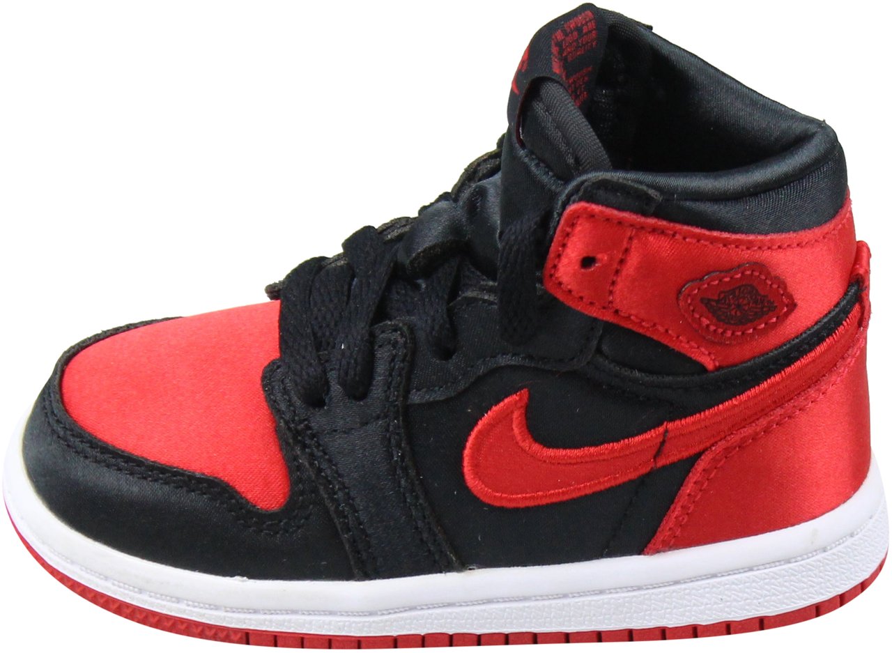 Nike Air Jordan 1 'Satin Bred' (TD) Rood