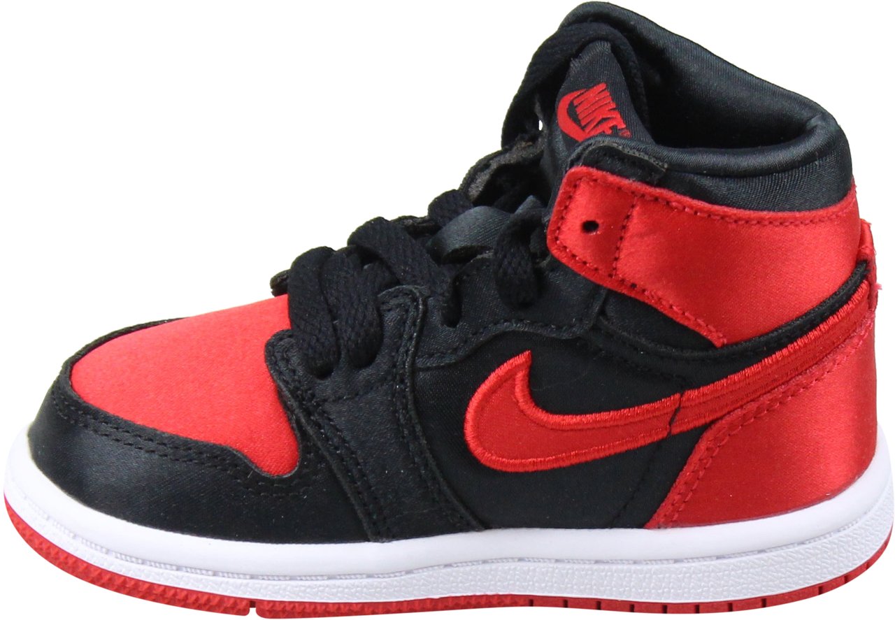 Nike Air Jordan 1 'Satin Bred' (TD) Rood