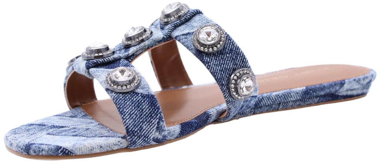 Kurt Geiger London Muiltje Blue Blauw