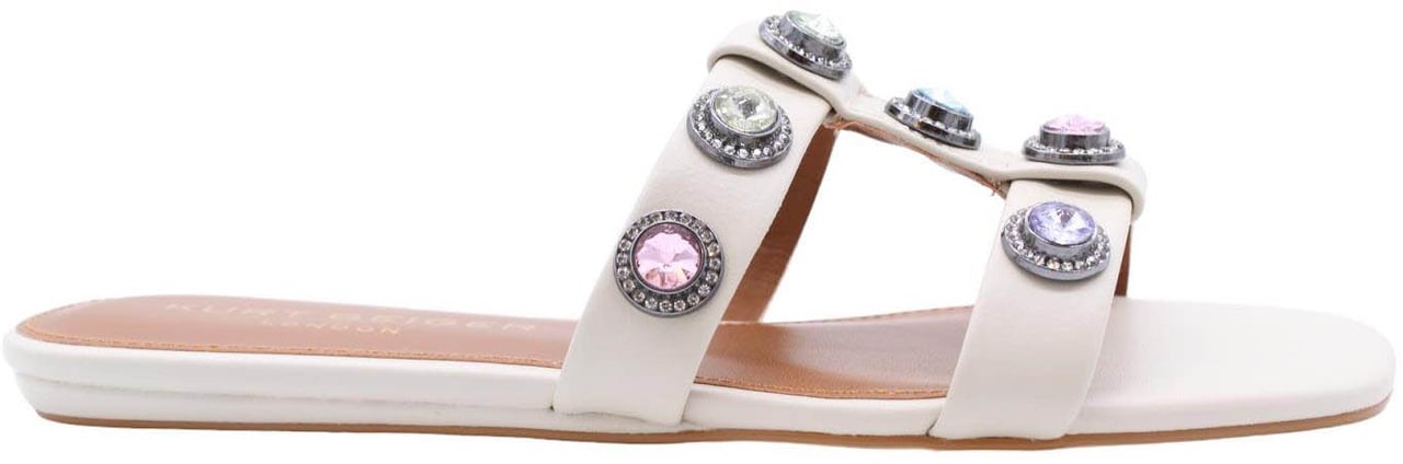 Kurt Geiger London Muiltje White Wit