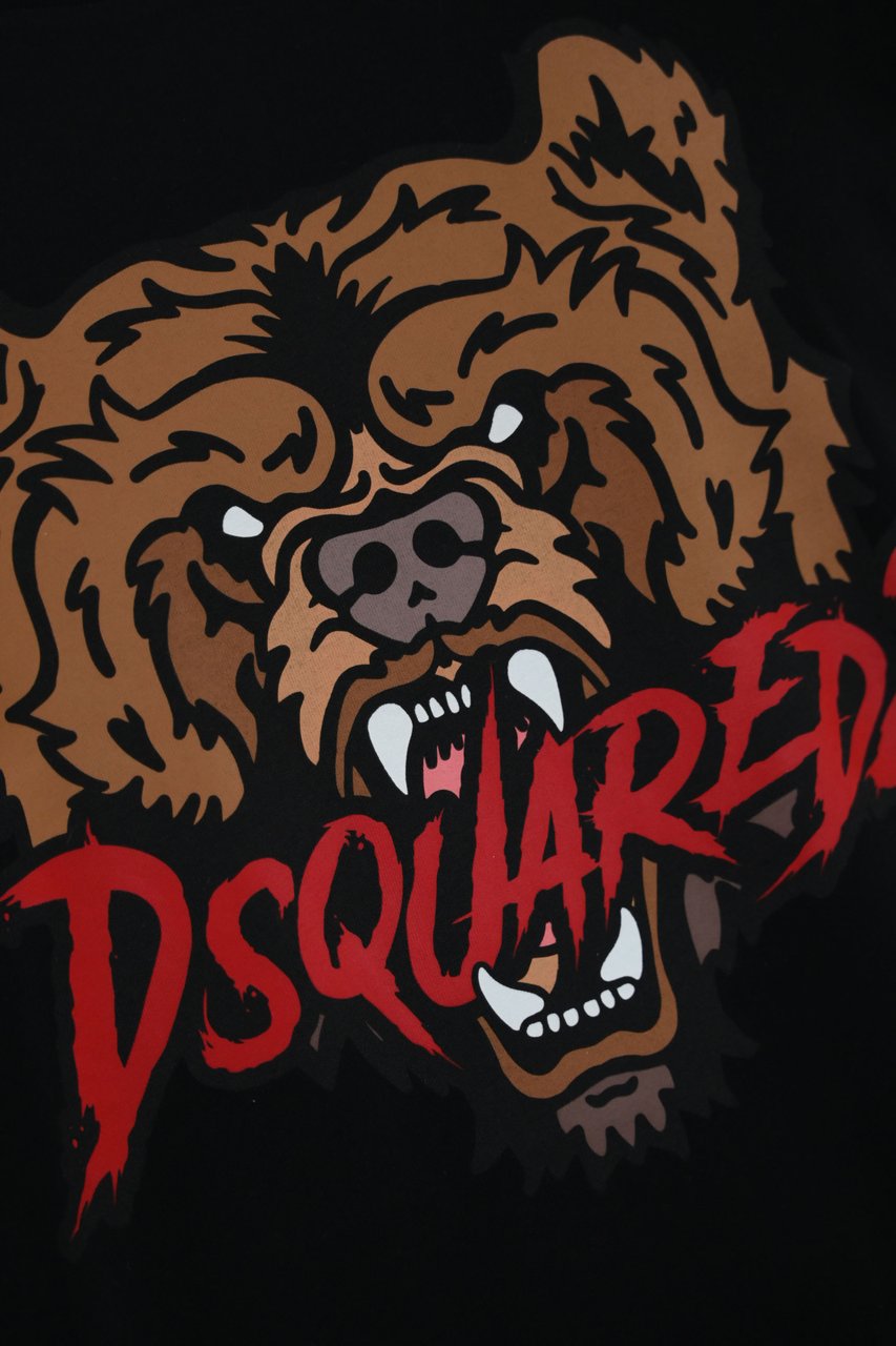 Dsquared2 T-shirts And Polos Black Zwart