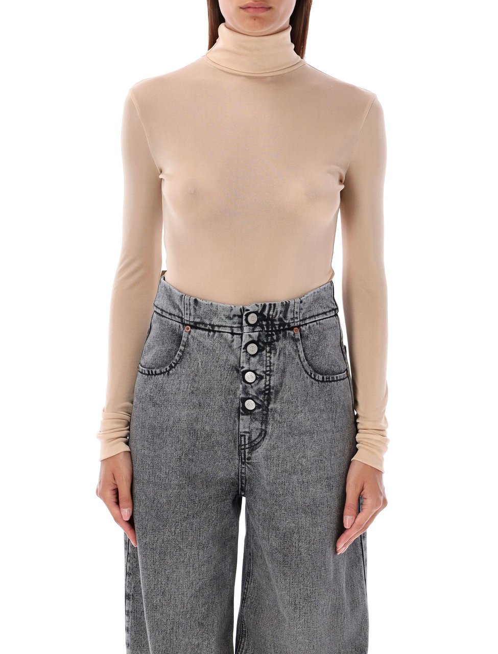 Maison Margiela BODY HIGH NECK Beige