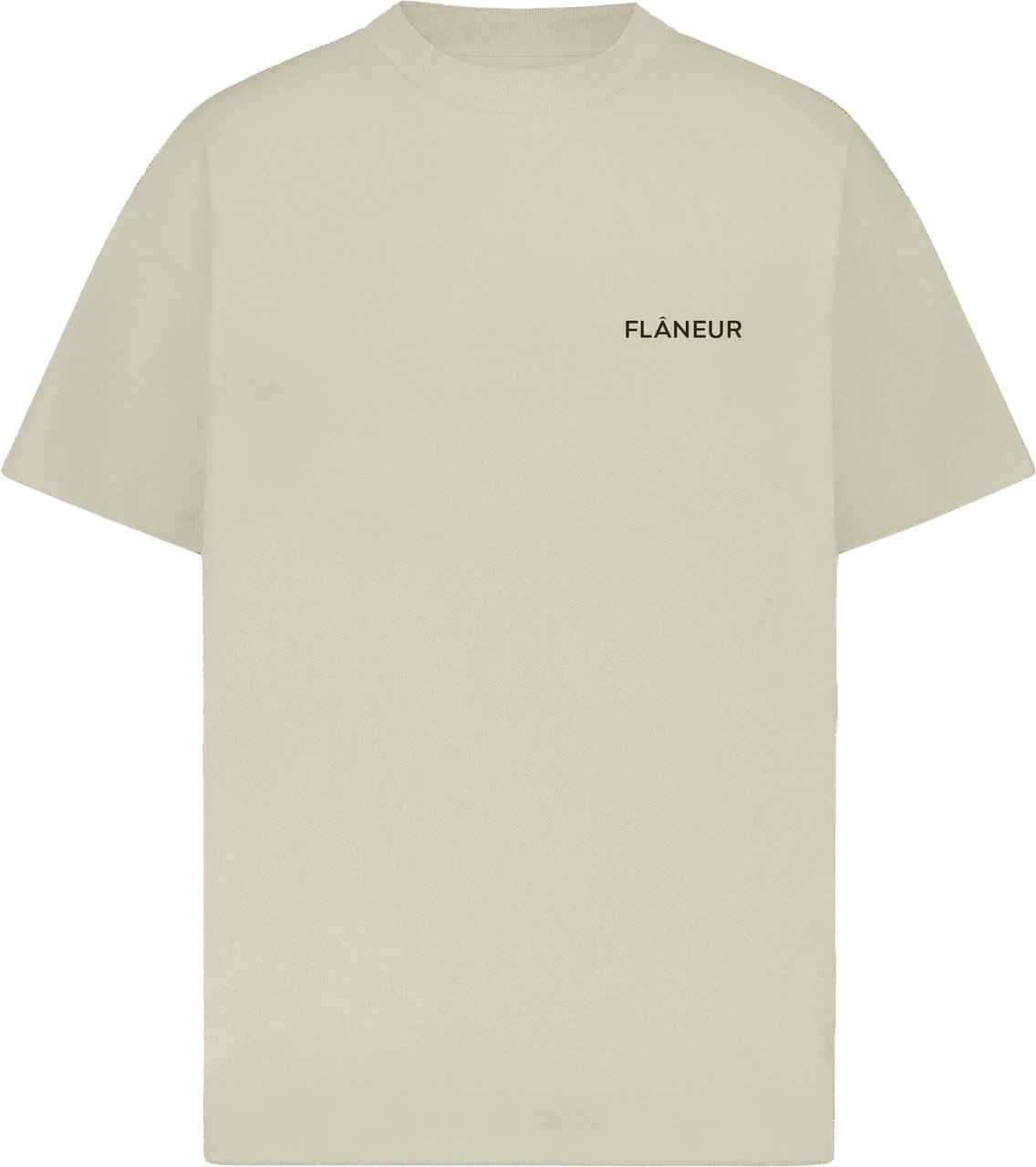 FLÂNEUR Logo T-Shirt Beige Beige