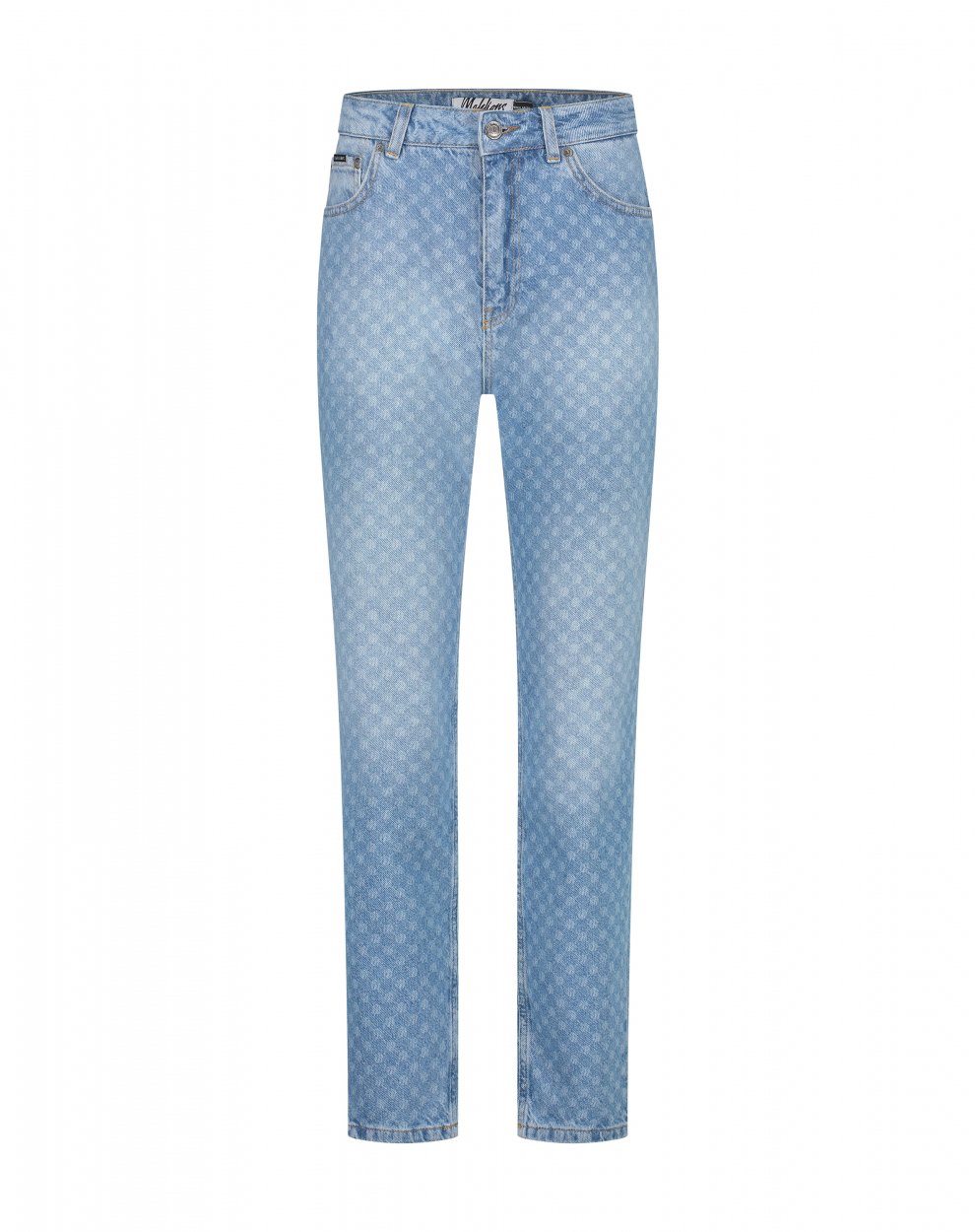 Malelions Malelions Women Monogram Jeans Blauw