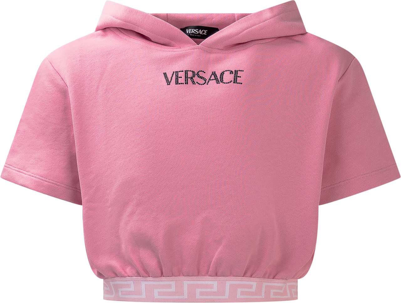 Versace Felpa Greca Roze