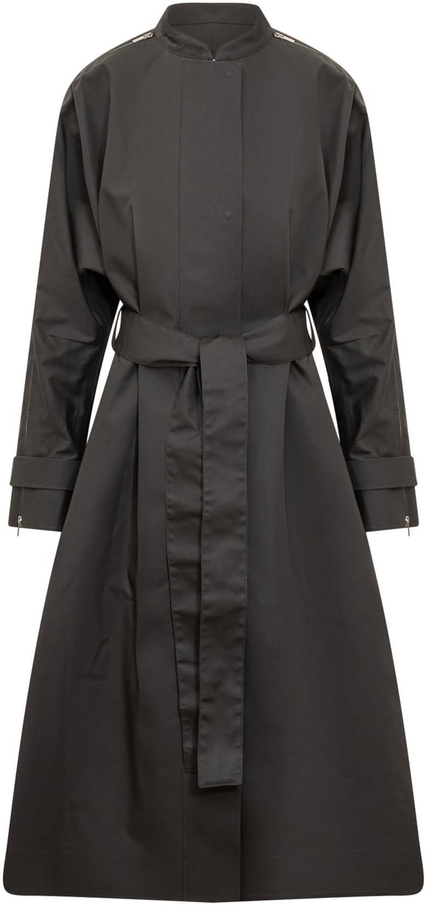 Ferragamo Giacca Impermeabile Zwart