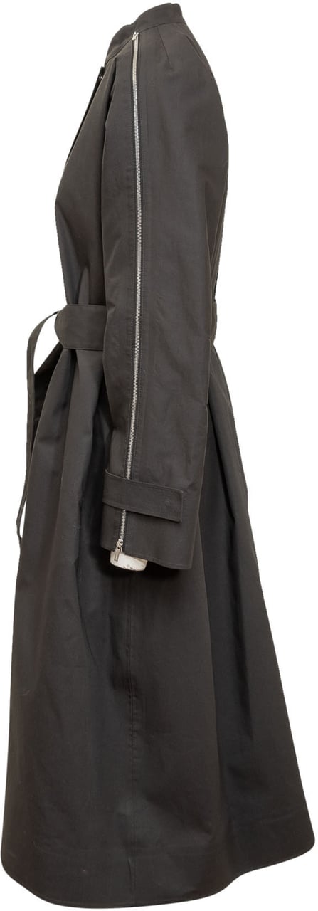 Ferragamo Giacca Impermeabile Zwart