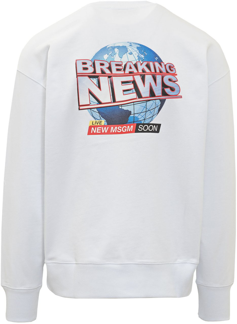 MSGM Felpa Wit