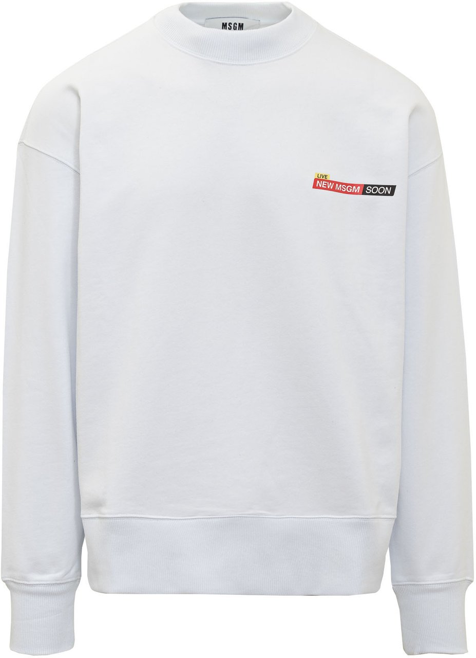 MSGM Felpa Wit