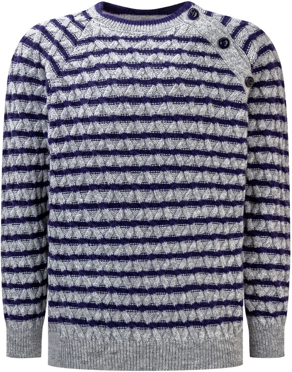 Emporio Armani Maglia a Righe Grijs