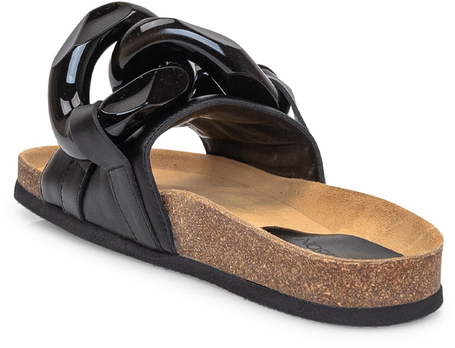 J.W. Anderson Sandalo Slide Chain Zwart