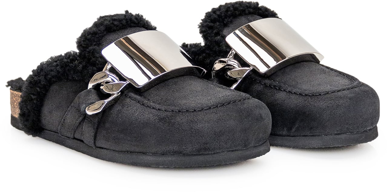 J.W. Anderson Mules Shearling Zwart