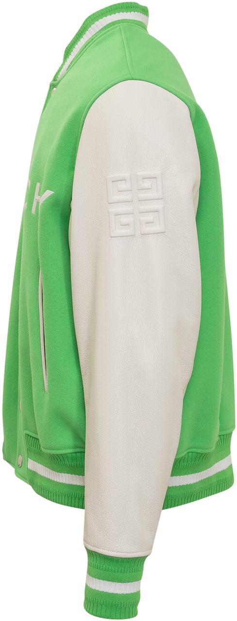Givenchy Bomber Givenchy in Lana e Pelle Groen