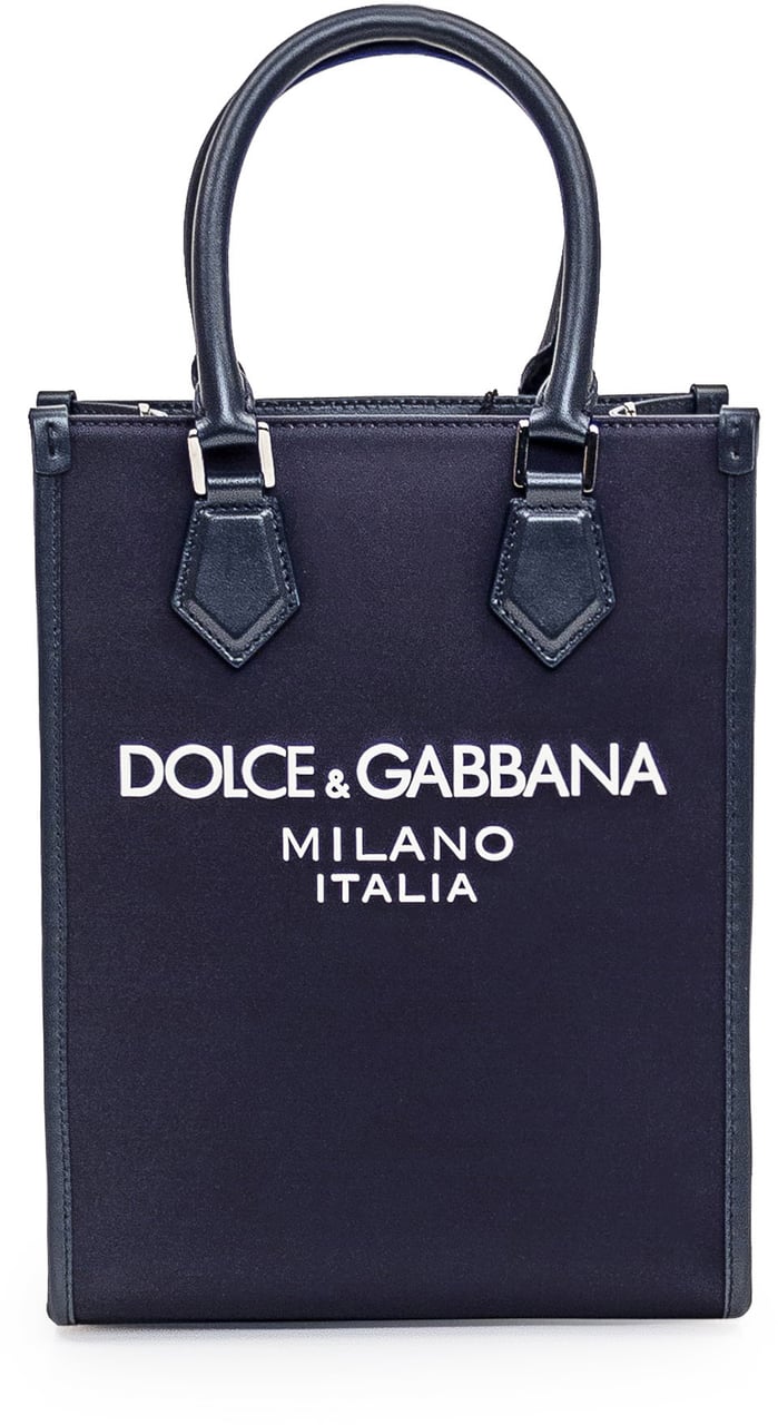 Dolce & Gabbana Borsa Shopping DG Blauw