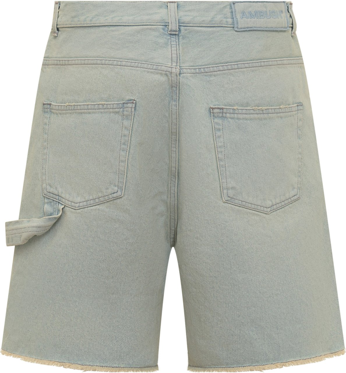 AMBUSH Shorts Denim Rawedge Blauw