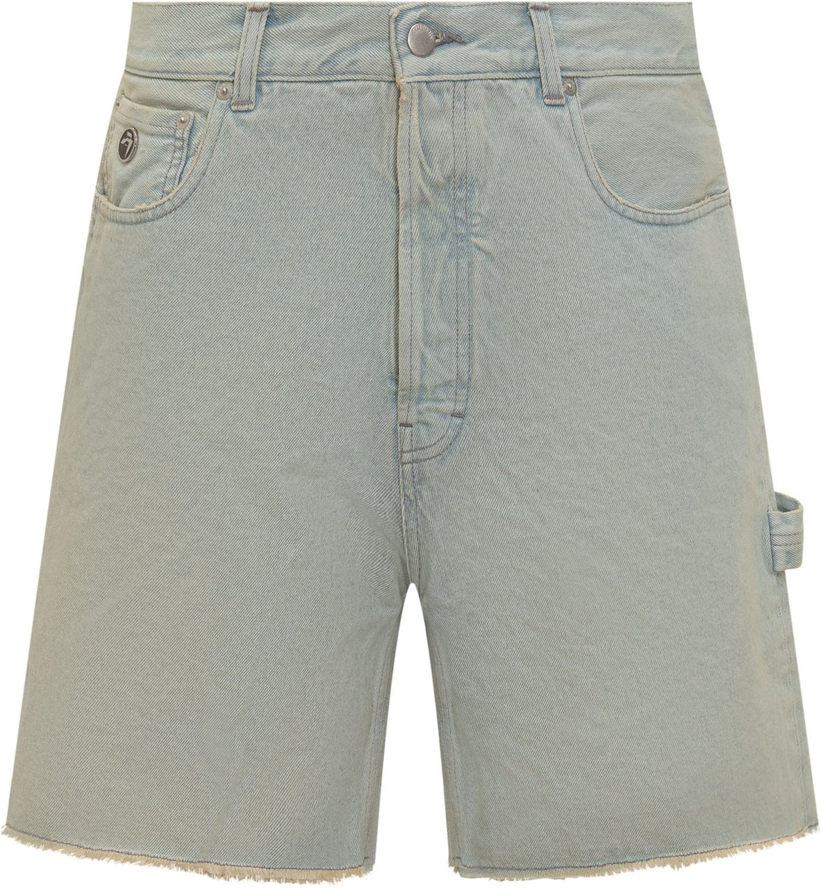 AMBUSH Shorts Denim Rawedge Blauw