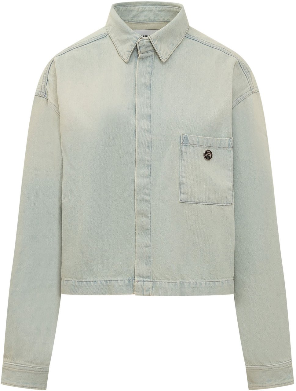 AMBUSH Camicia in Jeans con Logo Blauw