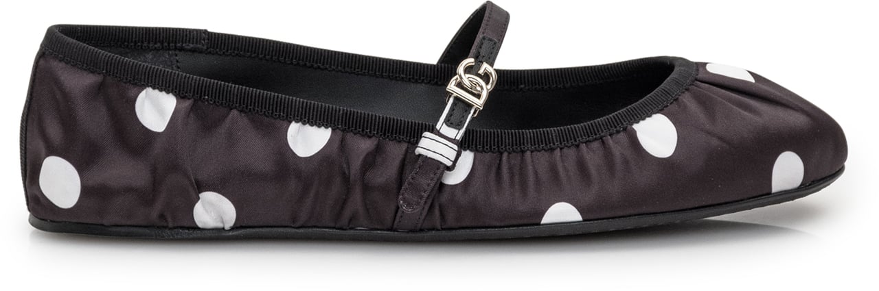 Dolce & Gabbana Ballerina in Raso Zwart